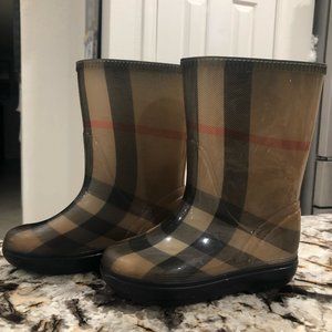 Burberry Kids Niles Rain Boots